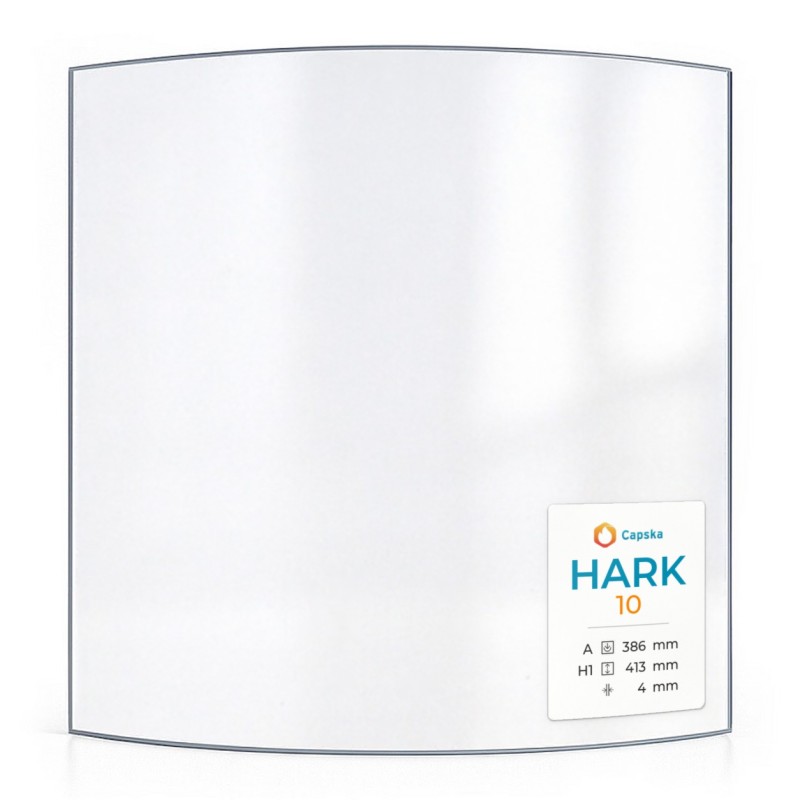 Vetro Hark 10 - Vetro Curvo per stufa a legna