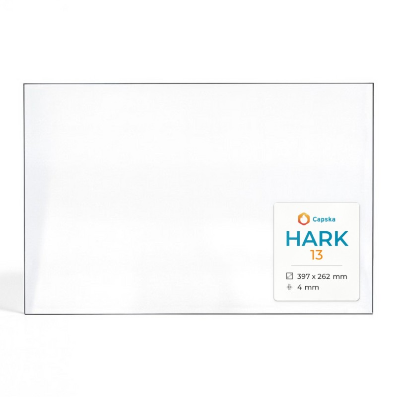 Hark 13 Glass - Rectangular Panel for Wood Burning Stove