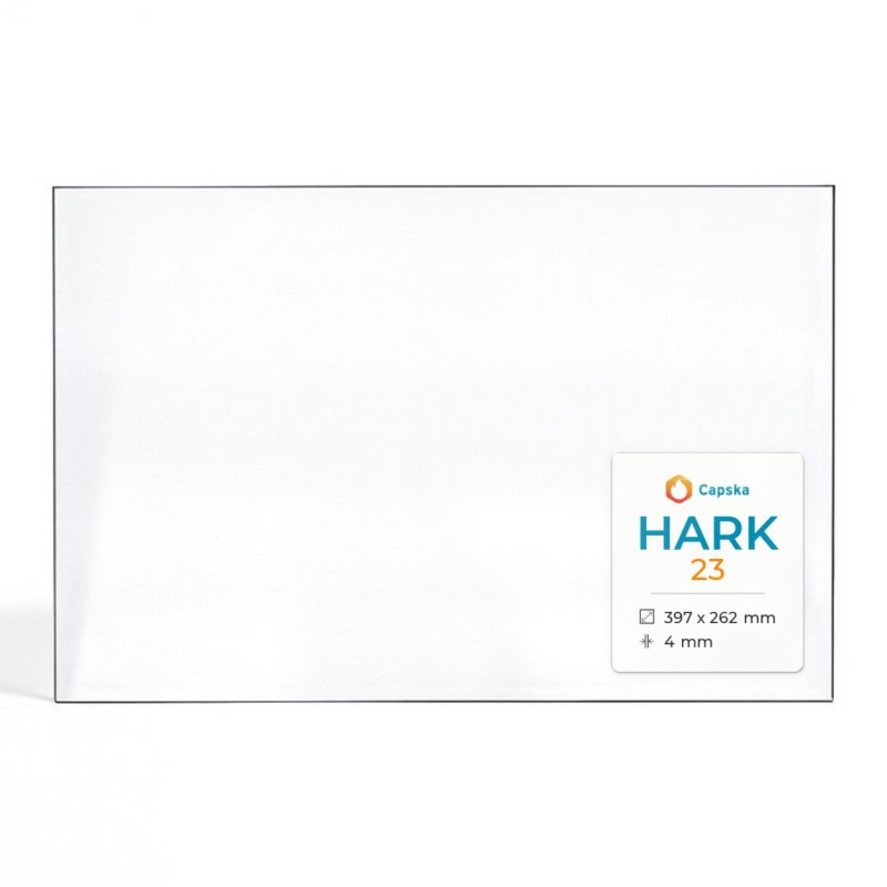 Vetro Hark 23 - Vetro Rettangolo per Stufa a Legna