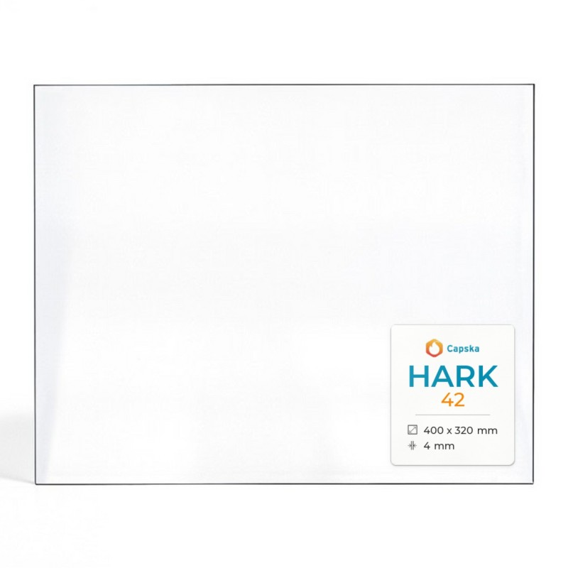HARK 42 Glass - Rectangular Panel for Wood Burning Stove