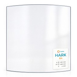 Vitre Hark 64 - Verre Courbe pour poêle à bois