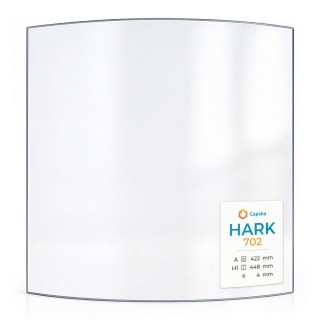 Hark 702 Glas - gebogenes Kaminglas für Kaminofen