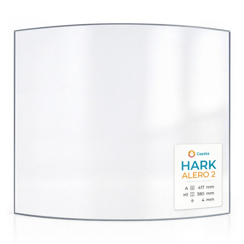 Vetro Hark ALERO 2 - Vetro Curvo per stufa a legna