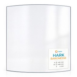 Hark BARONESSE Glass - Curved glass panel for wood burning stove