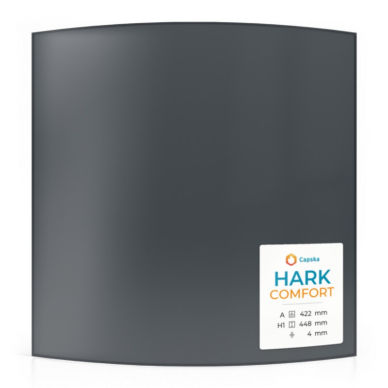 HARK COMFORT Glas - in sich gebogenes Kaminglas für Kaminofen