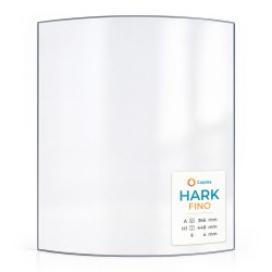 Hark FINO Glas - in sich gebogenes Kaminglas für Kaminofen