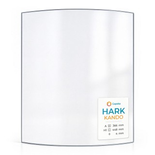 Vitre Hark KANDO - Verre Courbe pour poêle à bois