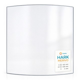 HARK MERIVO Glass - Curved Panel for Wood Burning Stove
