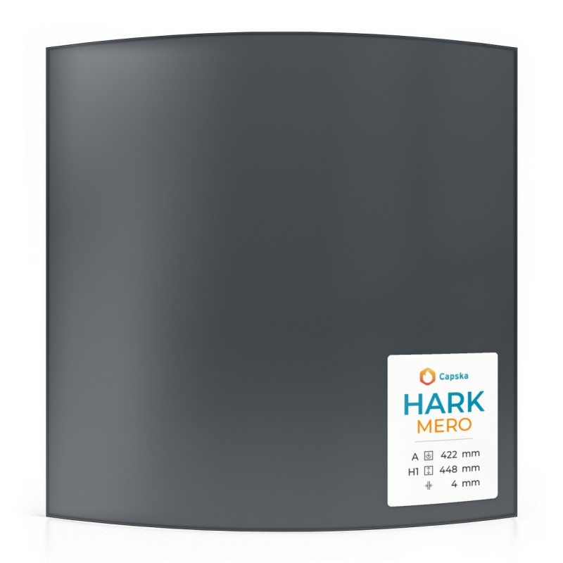 Vitre Hark MERO - Verre Courbe pour poêle à bois