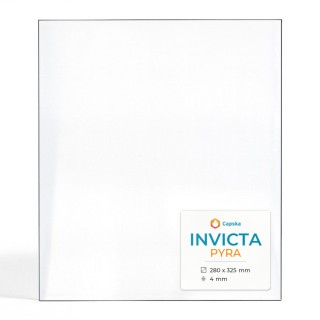 Vitre Invicta PYRA - Verre Rectangle pour poêle à granulés