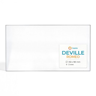 Vetro Deville ROMEO - Vetro Rettangolo per stufa a olio