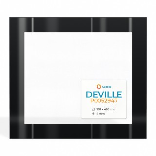 Vitre Deville P0052947 - Verre Rectangle Sérigraphié pour poêle à bois