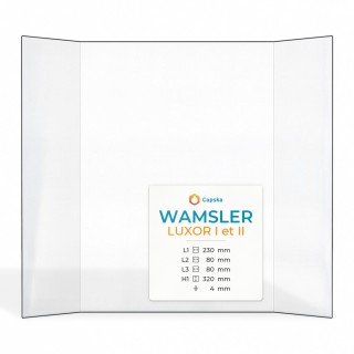 Vitre Wamsler LUXOR I et II - Verre Prismatique pour poêle à bois