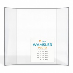 Vitre Wamsler PLUTO - Verre Prismatique pour poêle à bois