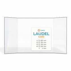 Vetro Laudel 6385 - Vetro Prismatico per inserto per caminetto
