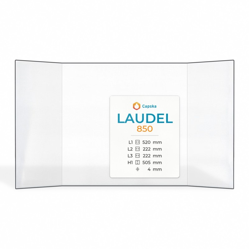 Prismatic Glass Panel for Laudel 850 Wood Burning stove - Capska