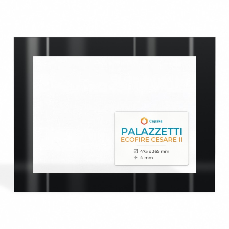 Kaminglas Palazzetti ECOFIRE CESARE II Rechteck Glas