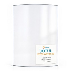 Jotul F370 ADVANCE Glas - in sich gebogenes Kaminglas für Kaminofen