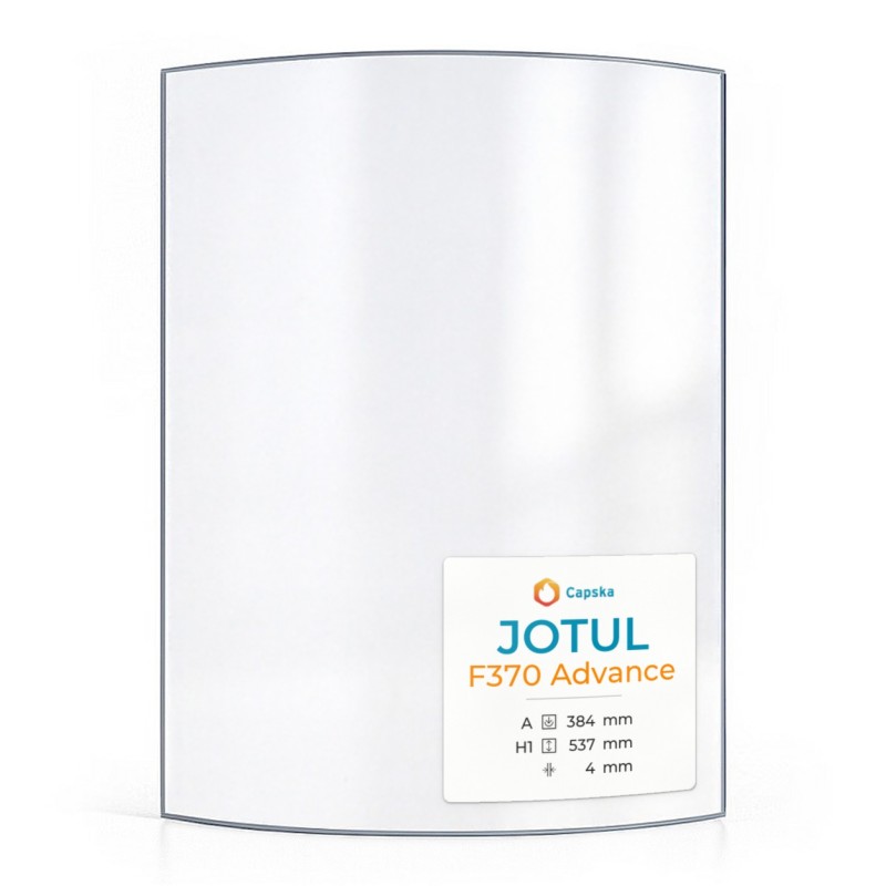 Jotul F370 ADVANCE Glas - gebogenes Kaminglas