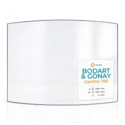 Vitre Bodart & Gonay OPTIFIRE 780 - Verre Courbe pour insert