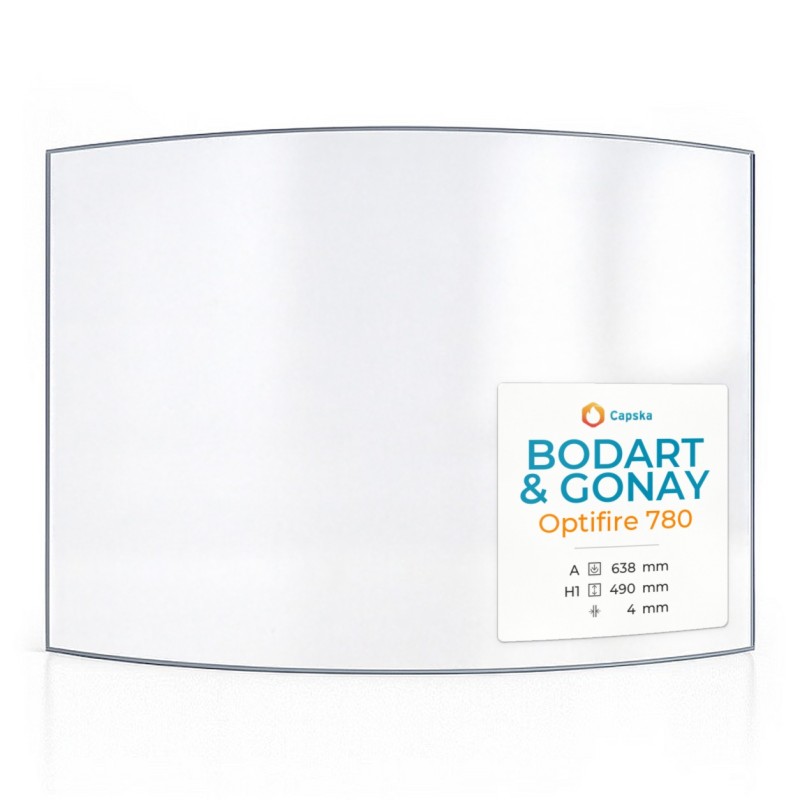 Bodart & Gonay OPTIFIRE 780 Glas - Kaminglas für Kaminofen