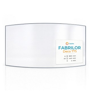 Vetro Fabrilor DECO 775 - Vetro Curvo per caminetto
