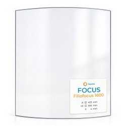Vitre Focus FILIOFOCUS 1600 - Verre Courbe pour poêle à bois