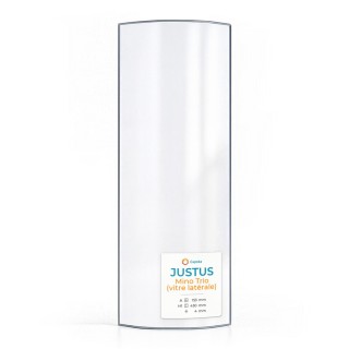 Justus MINO TRIO Glas - Seitlich gebogenes Kaminglas