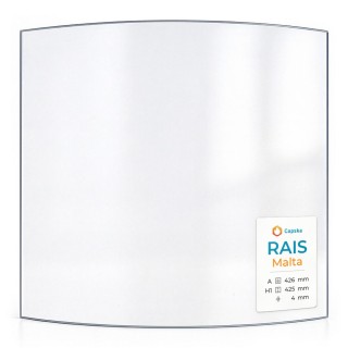 RAIS Malta Glass Panel for Wood Burning Stove - Curved Design