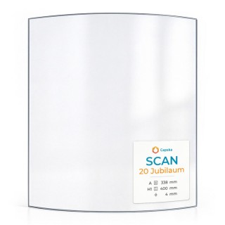 Vitre Scan 20 JUBILAUM - Verre Courbe pour poêle à bois