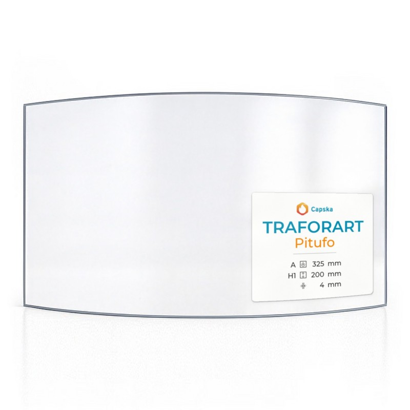Traforart PITUFO Glas - Kaminglas für Kaminofen