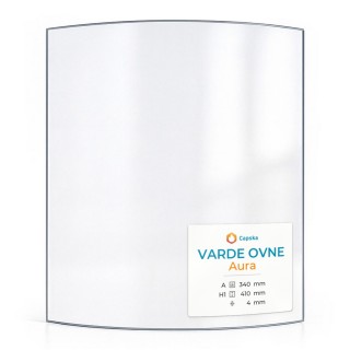 Vetro Varde Ovne Aura - Vetro Curvo per stufa a legna