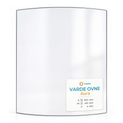Vitre Varde Ovne AURA - Verre Courbe pour poêle à bois