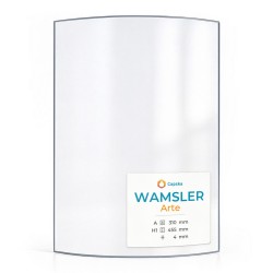 Vetro Wamsler ARTE - Vetro Curvo per stufa a legna