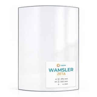 Wamsler ZETA Glass - Curved Panel for Wood Burning Stove