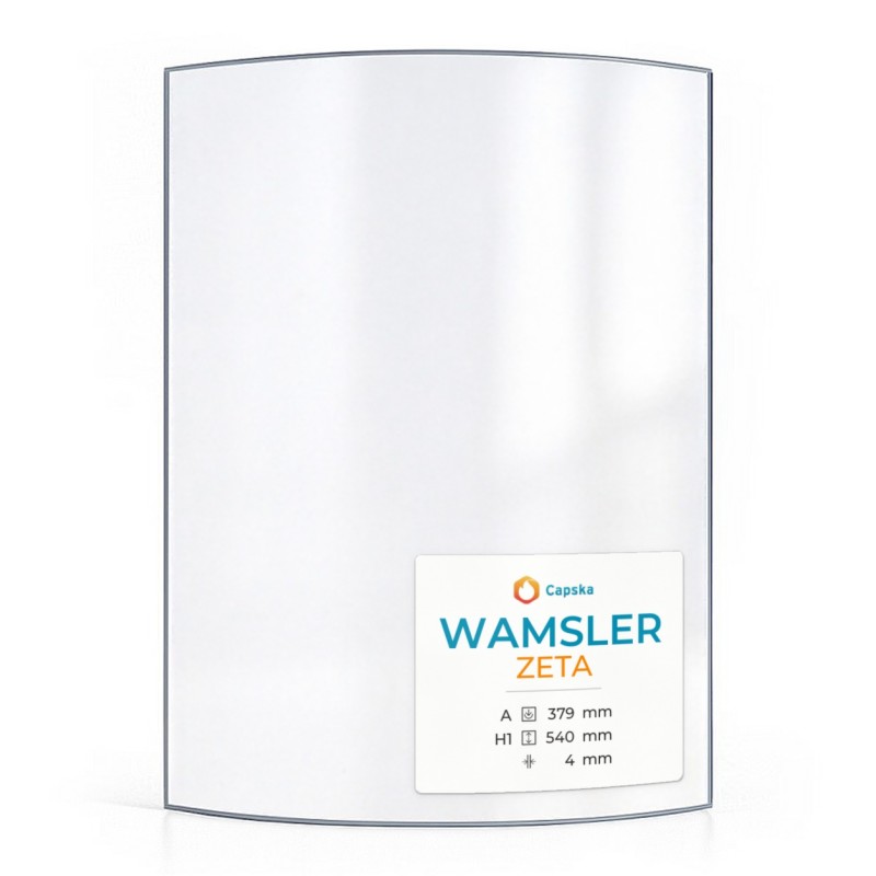 Wamsler ZETA Glass - Curved Panel for Wood Burning Stove
