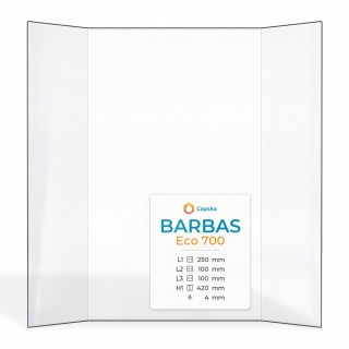 Barbas ECO 700 Glass - Prismatic Panel for Wood Burning Stove
