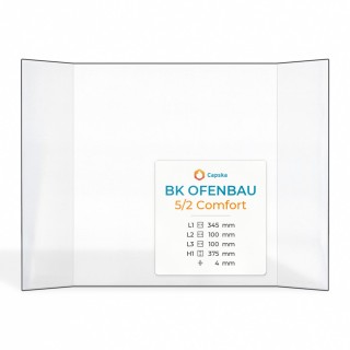 Vetro Bk Ofenbau 5/2 COMFORT - Vetro Prismatico per stufa a legna
