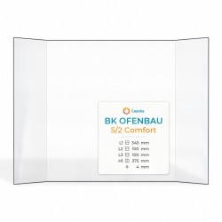 Vetro Bk Ofenbau 5/2 COMFORT - Vetro Prismatico per stufa a legna