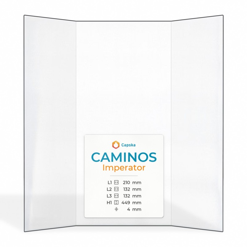 Vitre Caminos IMPERATOR - Verre Prismatique pour poêle à bois
