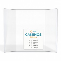 Vitre Caminos TRIBUN - Verre Prismatique pour poêle à bois