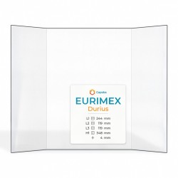 Vitre Eurimex DURIUS - Verre Prismatique pour poêle à bois
