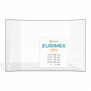 Eurimex LIBRA Glas - Prismatisches Kaminglas für Kaminofen