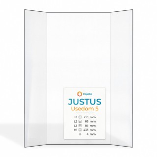 Justus USEDOM 5 Glaskeramikglas - Prismatisch, hitzebeständig bis 760°