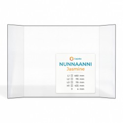 Nunnaanni JASMINE Glas - Prismatisch Kaminglas für Kaminofen