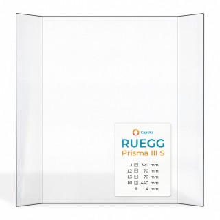 Ruegg PRISMA III S Glass - Fireplace Insert Panel