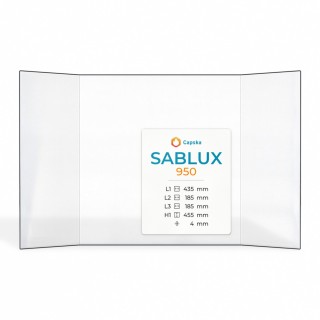 Vetro Sablux 950 - Vetro Prismatico per stufa a legna