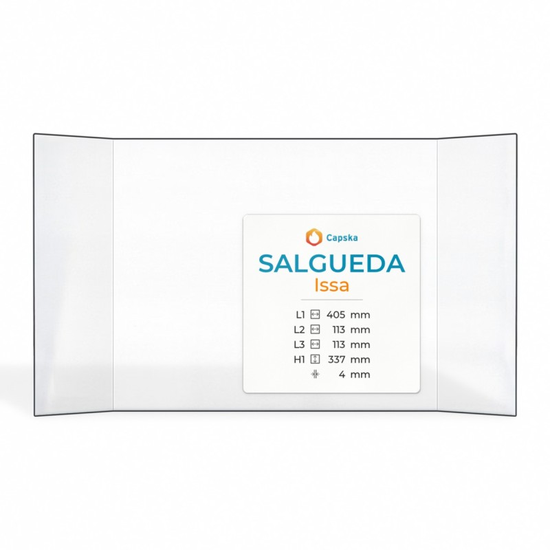 Vitre Salgueda ISSA - Verre Prismatique pour poêle à bois
