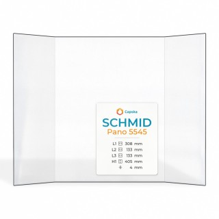 Vitre Schmid PANO 5545 - Verre Prismatique pour insert