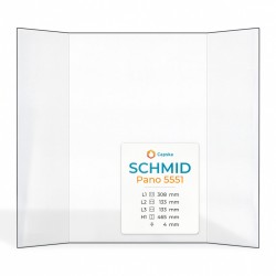 Vetro Schmid PANO 5551 - Vetro Prismatico per inserto per caminetto